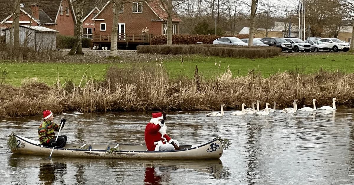 Juletræstænding i Bjerringbro