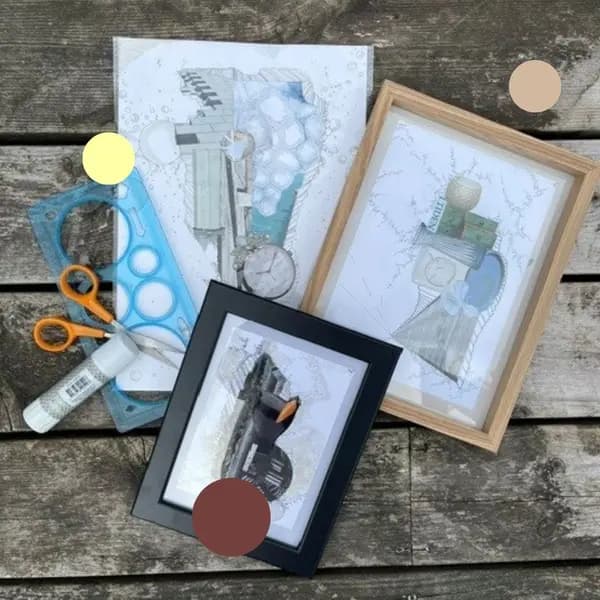Collage for alle - kreativt kursus i Viborg