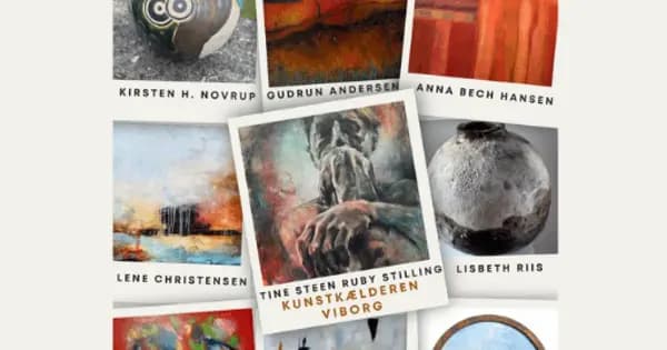9 PÅ STRIBE – udstilling med maleri og keramik