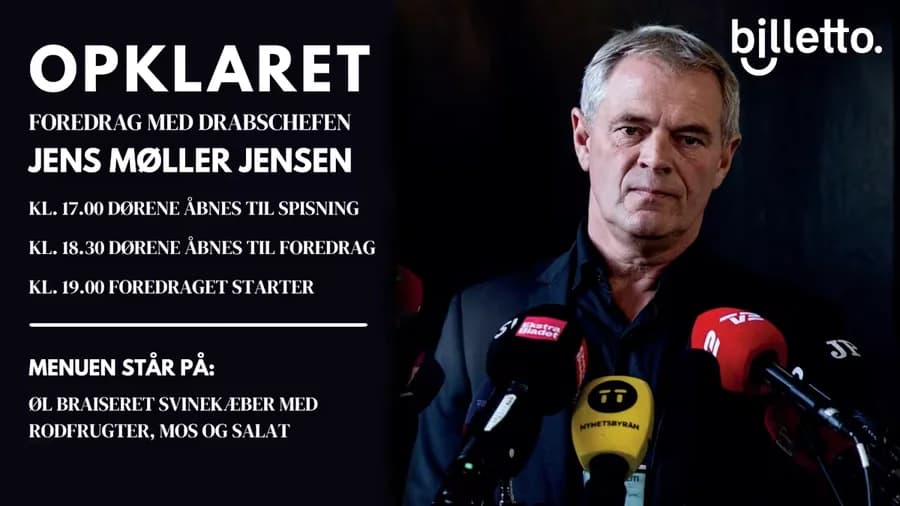 Opklaret - Foredrag med drabschefen Jens Møller Jensen
